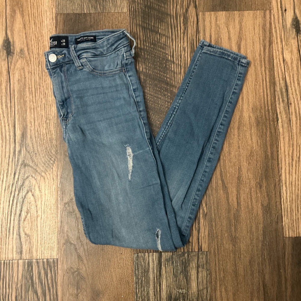 High rise jeans legging